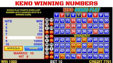 bc keno winning numbers|Keno winners in BC and MB .